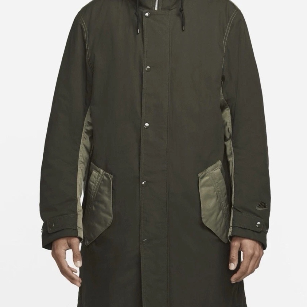 Nike Sportswear Therma-Fit White Space Parka DD6775-355 Sequoia Mens